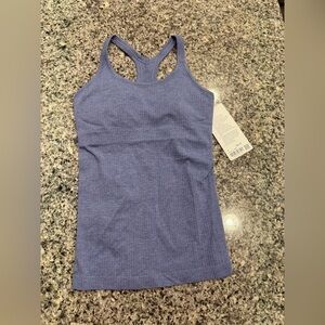 NWT Lululemon Ebb to Street Tank Top *Light Support, B/C Cup Brilliant Blue